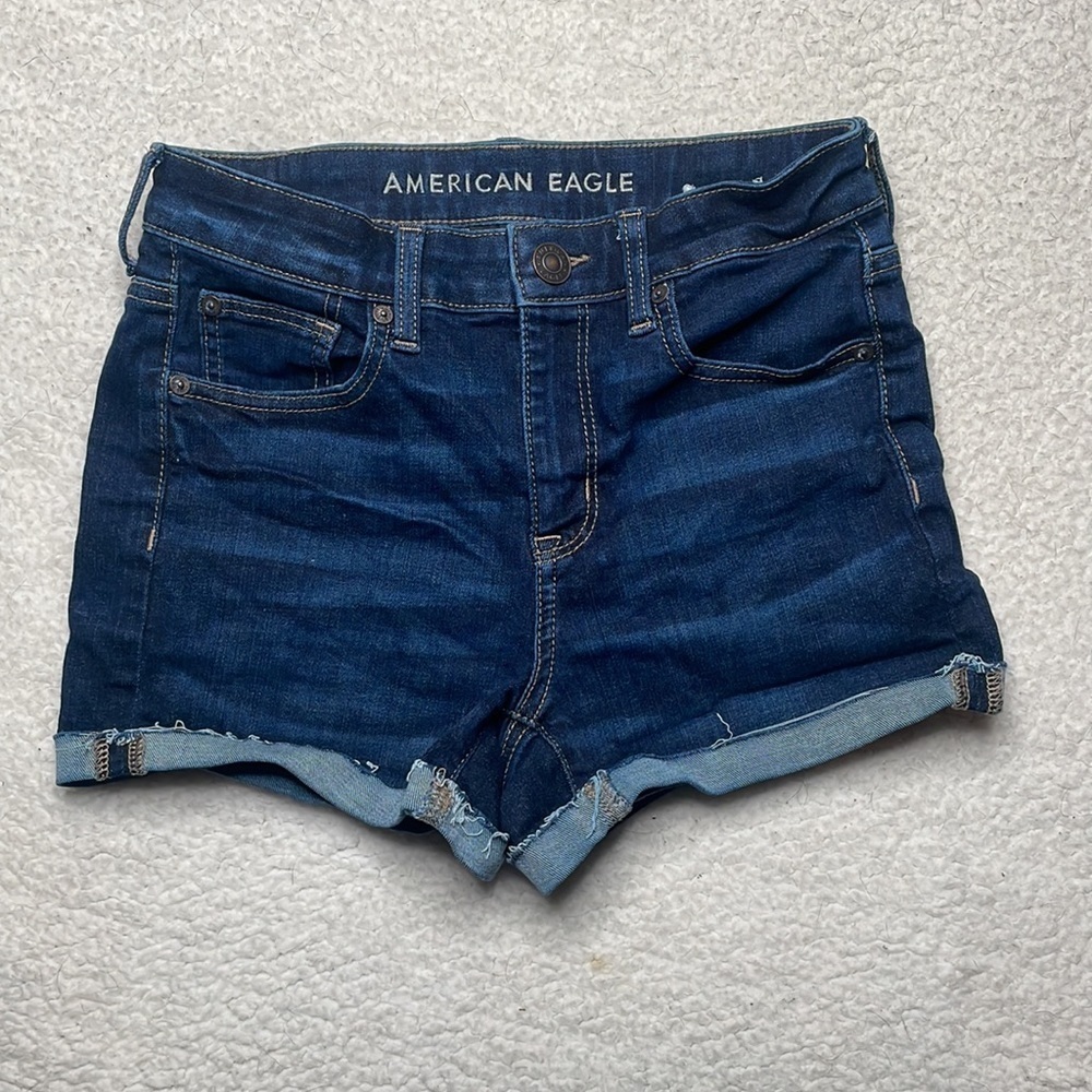 American Eagle next level stretch High Rise Shortie Comfy Size 4 - Picture 2 of 9